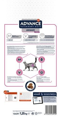 Advance veterinary cat urinary stress (1,25 KG)