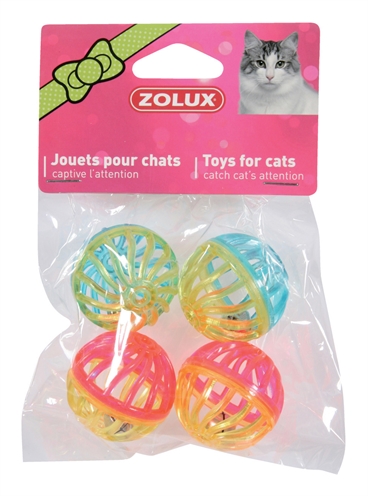 Zolux kattenspeelgoed bal met bel assorti