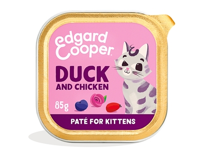 Edgard & cooper kitten pate eend / kip