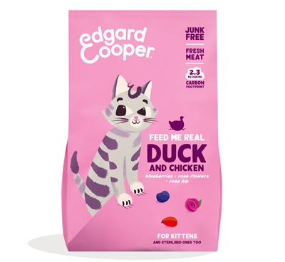 Edgard & cooper kitten eend / kip (325 GR)