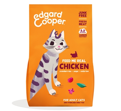 Edgard & cooper kat adult kip (2 KG)